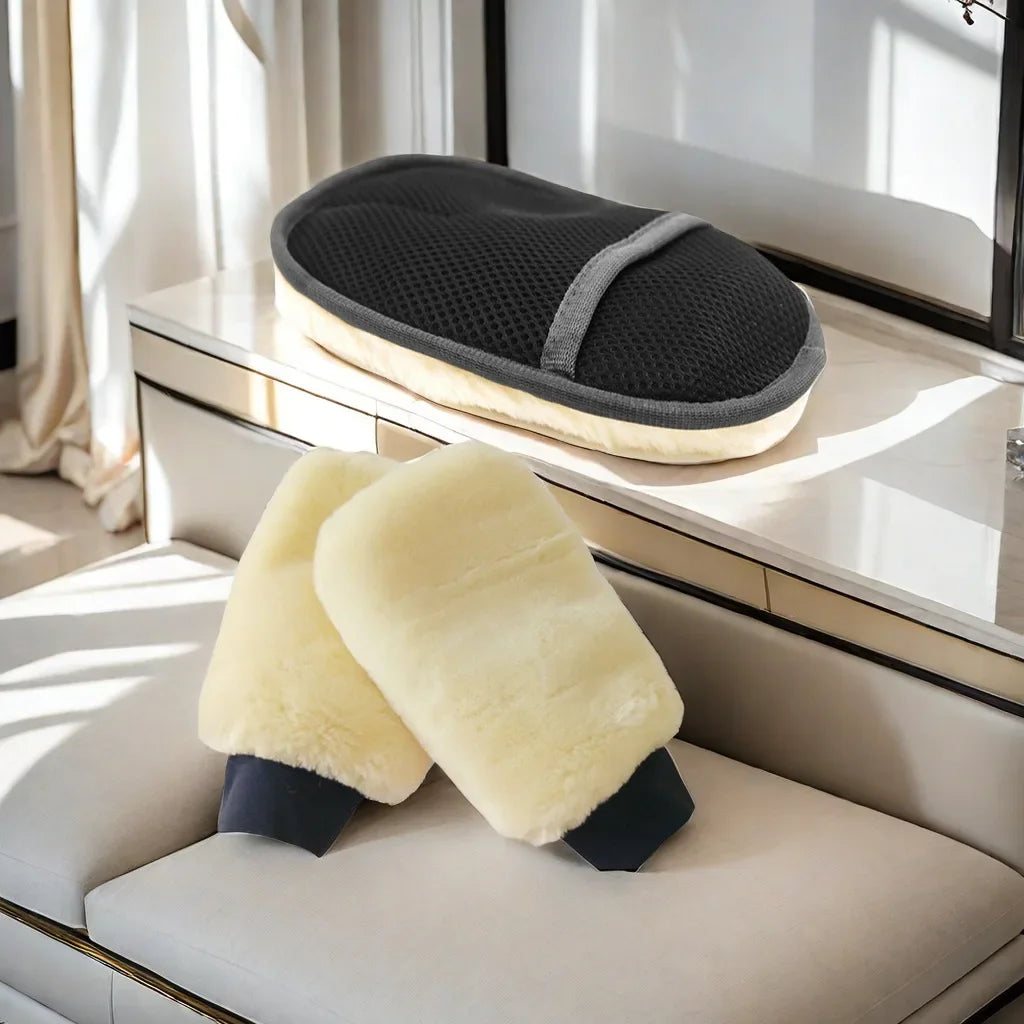 1-5Pcs Premium Plush Car Wash Gloves Soft Non-Scratch Car Cleaning Mitt Reusable Motorcycle Truck Auto Dusting Gloves